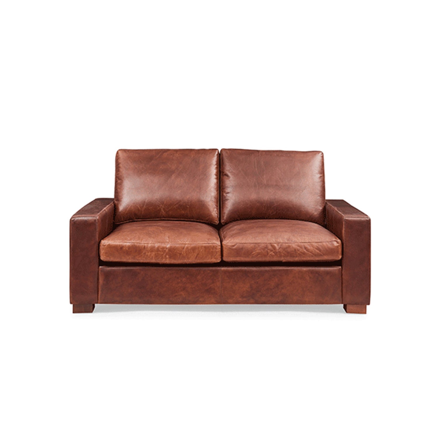 2 leather seater sofa clearance