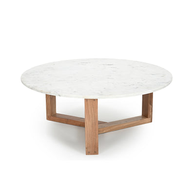 Kenza Round Marble Coffee Table