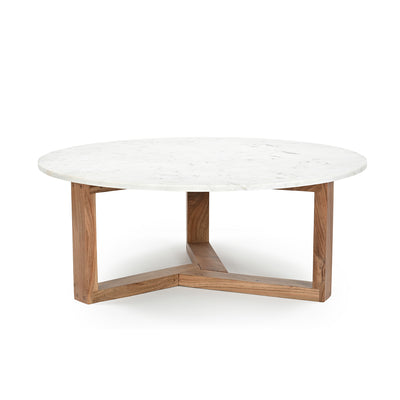 Kenza Round Marble Coffee Table