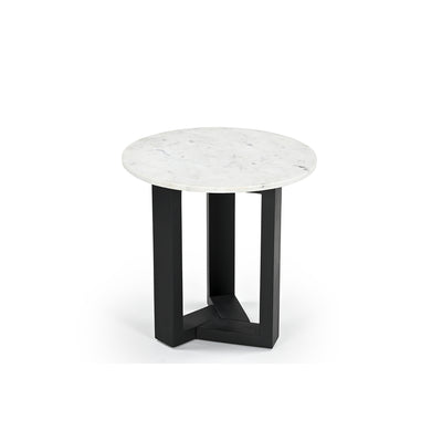 Kenza Round Marble Side Table