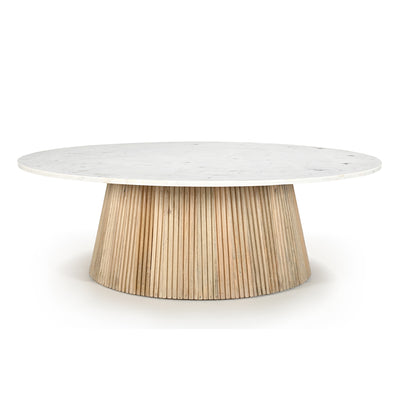 Oriana Round Marble Coffee Table