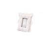 Velvet Photo frame - White