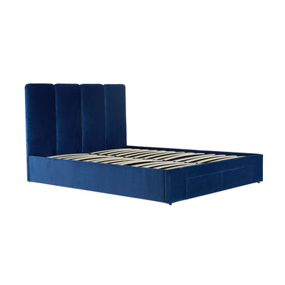 Evelyn Storage Bed in Velvet