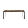 Casual Modern 8-Seat Dining Table in Multi-tone Natural Finish