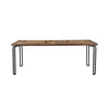 Casual Modern 6-Seat Dining Table in Multi-tone Natural Finish