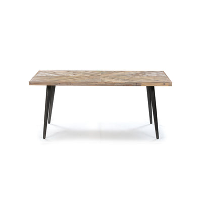 Jasmire 8-Seat Dining Table in White Limewash Finish