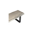Elements Live-Edge Dining Bench—Small