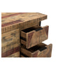 Casual Modern Wood Buffet in Multi-tone Natural Finish