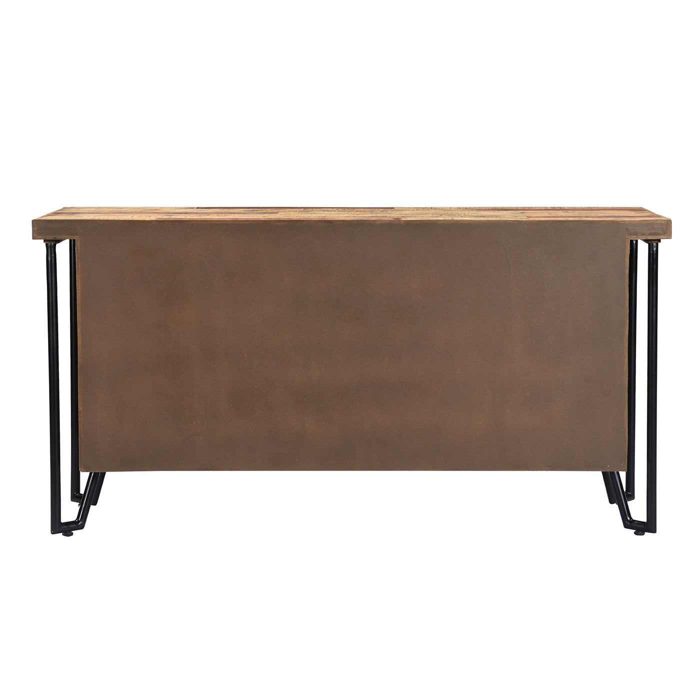 Casual Modern Wood Buffet in Multi-tone Natural Finish