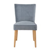 Capri Velvet Fan Back Dining Room Chair