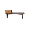 Sepia Wooden Bench in Brown and Multi-Tone Finish