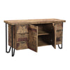 Casual Modern Wood Buffet in Multi-tone Natural Finish