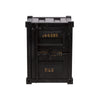 Container-Style Nightstand in Black