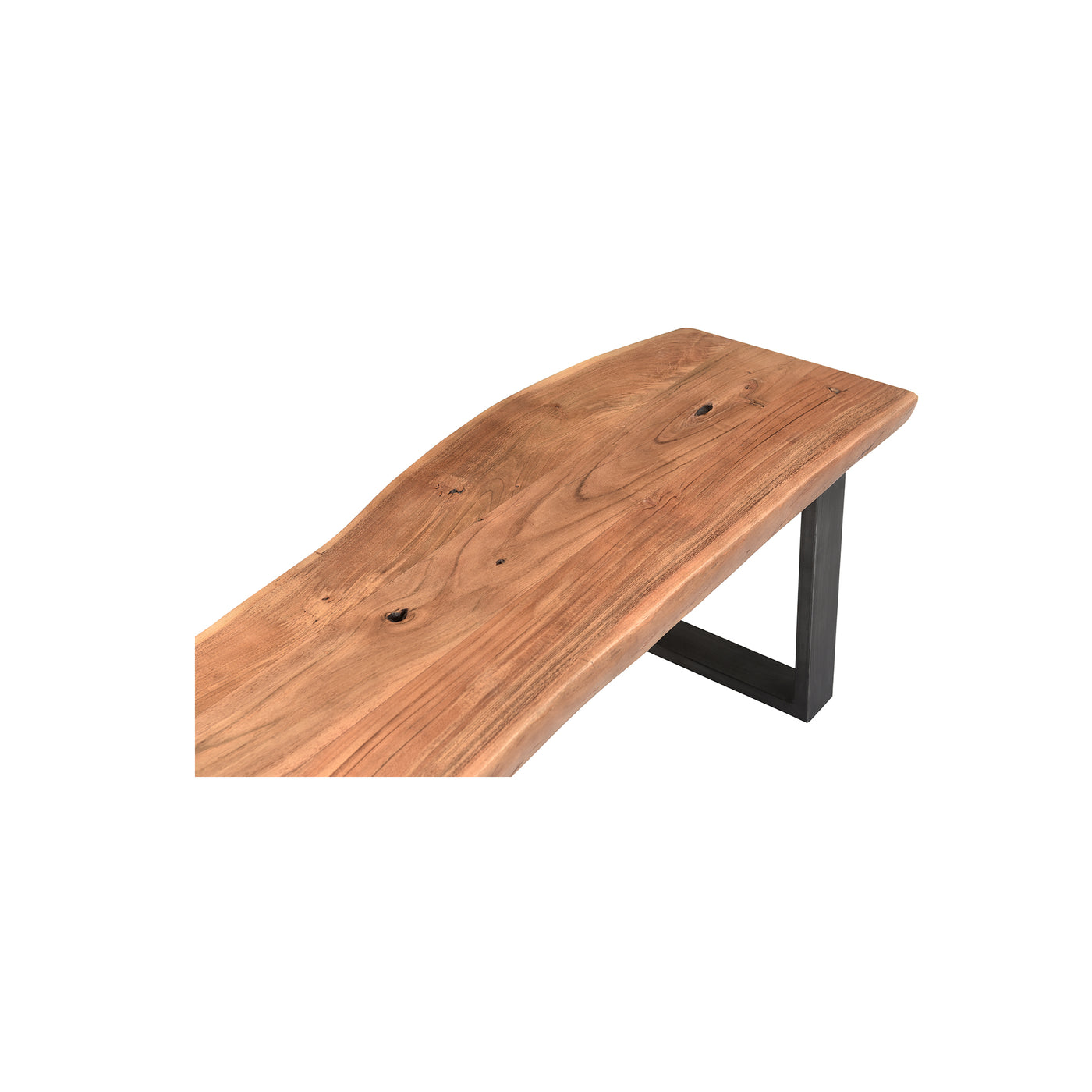Elements Live-Edge Dining Bench—Small