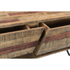 Casual Modern Home Media Unit in Multi-tone Natural Finish