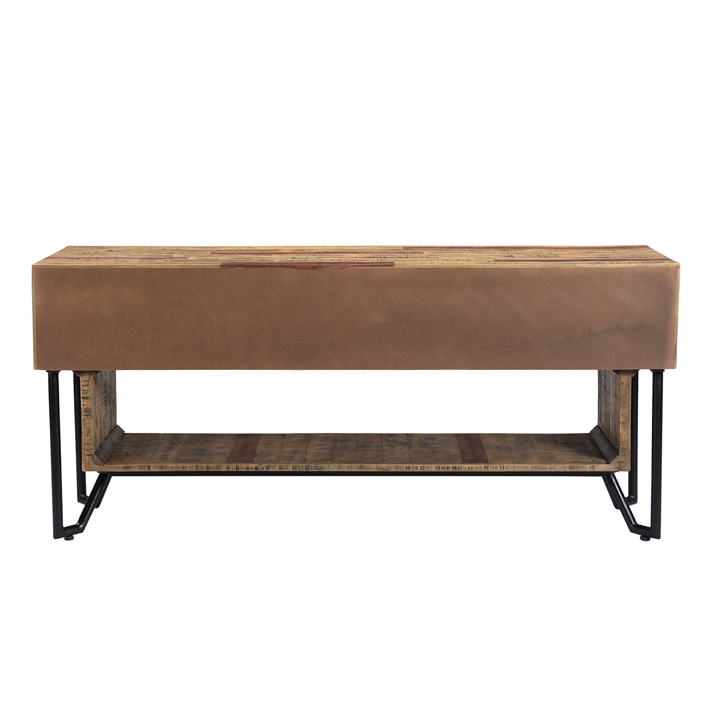 Casual Modern Home Media Unit in Multi-tone Natural Finish