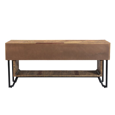 Casual Modern Home Media Unit in Multi-tone Natural Finish