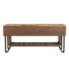 Casual Modern Home Media Unit in Multi-tone Natural Finish