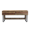 Casual Modern Home Media Unit in Multi-tone Natural Finish