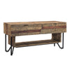 Casual Modern Home Media Unit in Multi-tone Natural Finish