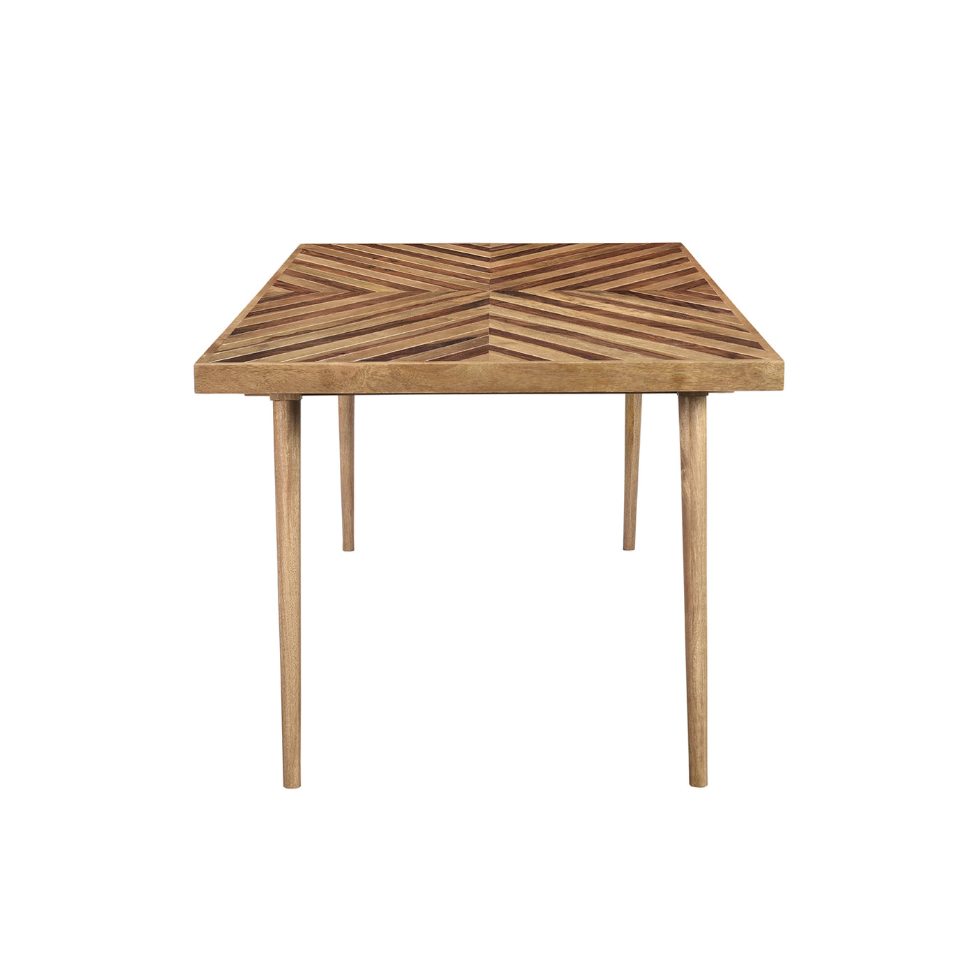 Hart Rectangular 8-Seat Dining Table in Light Honey Finish—Large