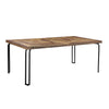 Casual Modern 8-Seat Dining Table in Multi-tone Natural Finish