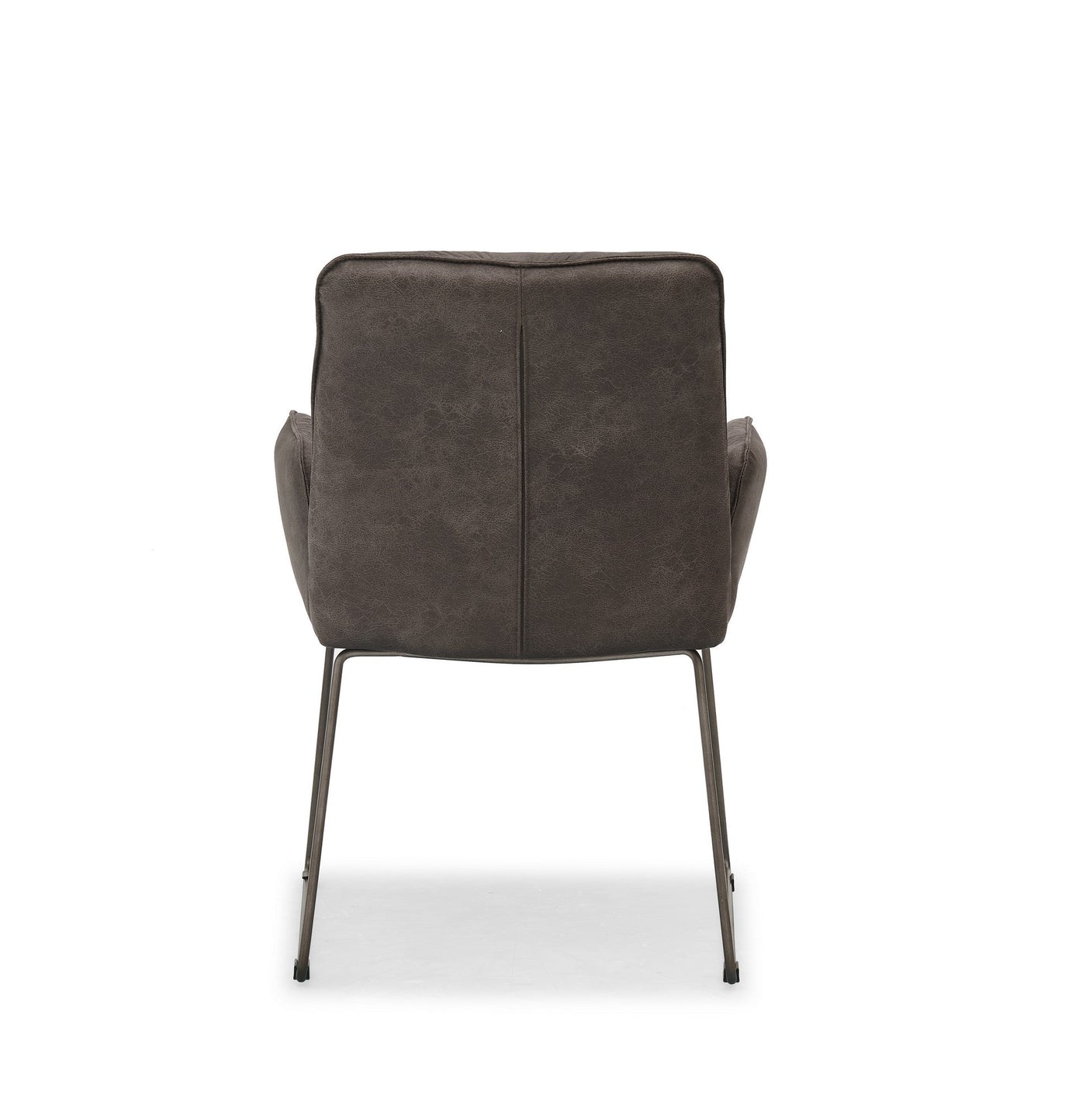Dean Faux Leather Armchair in Vintage Grey