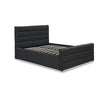 William Upholstered Bed Frame in Grey Finish