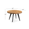 Avalon 6-Seat Round Dining Table—Small