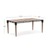Medley 8-Seat Dining Table in White Wash