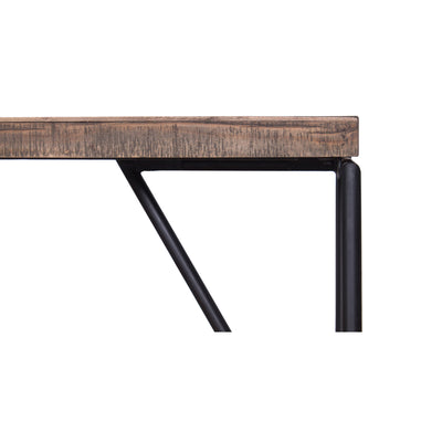 Casual Modern Bench in Multi-tone Natural Finish—Small