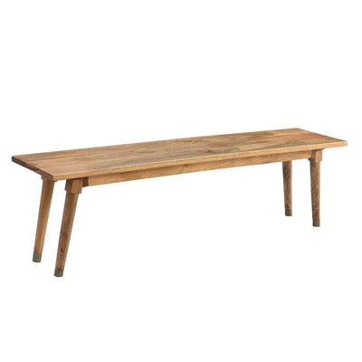 Clio Dining Bench in Light Honey Finish—Large