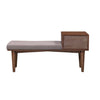 Sepia Wooden Bench in Brown and Multi-Tone Finish