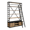 Industrial Double Hutch with Ladder