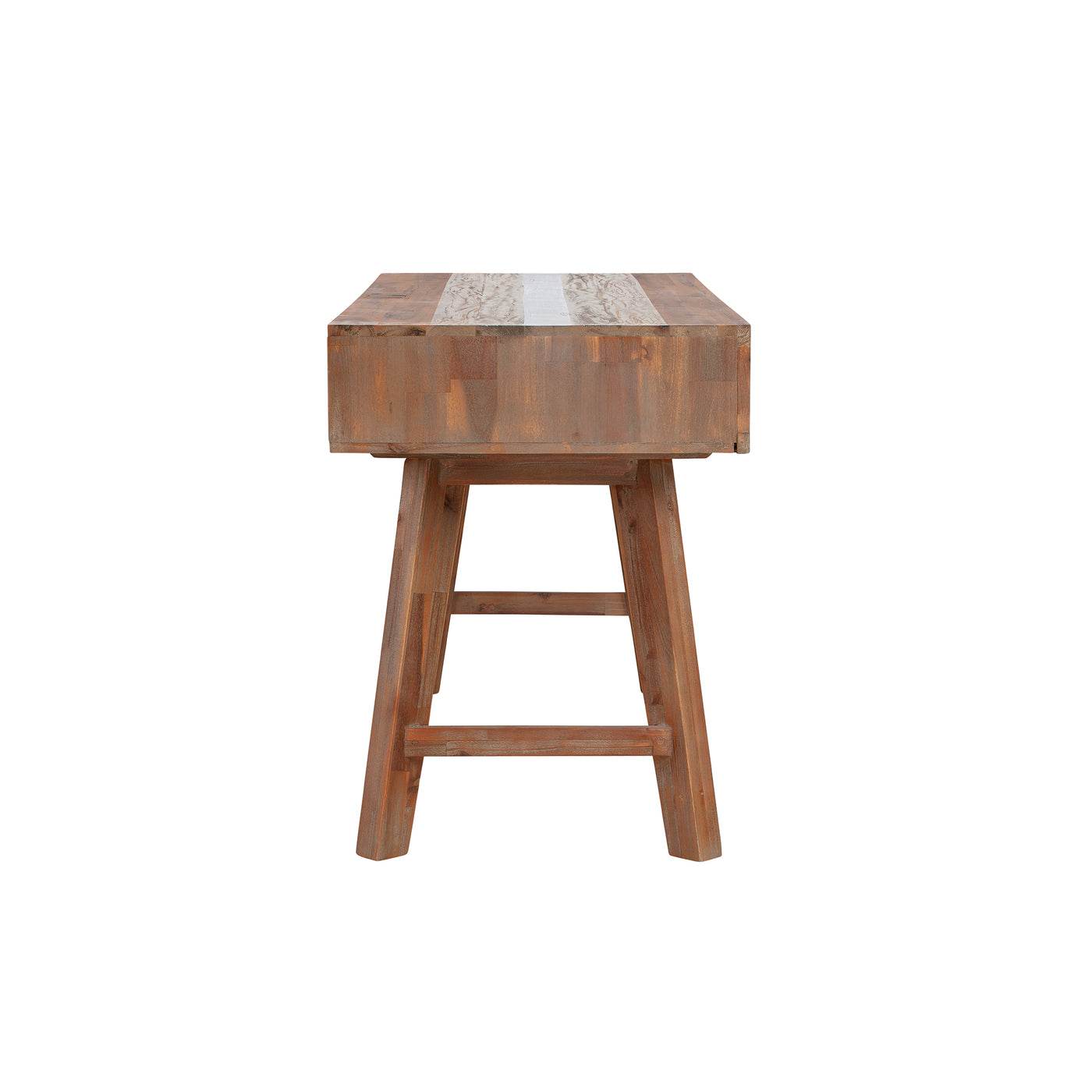 Habana Desk White Washed Finish