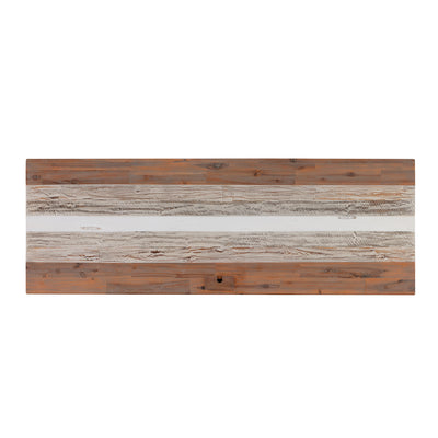 Habana Desk White Washed Finish