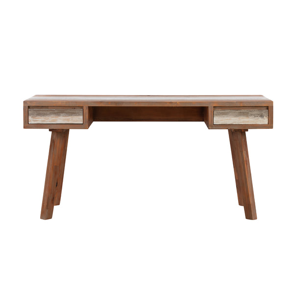Habana Desk White Washed Finish
