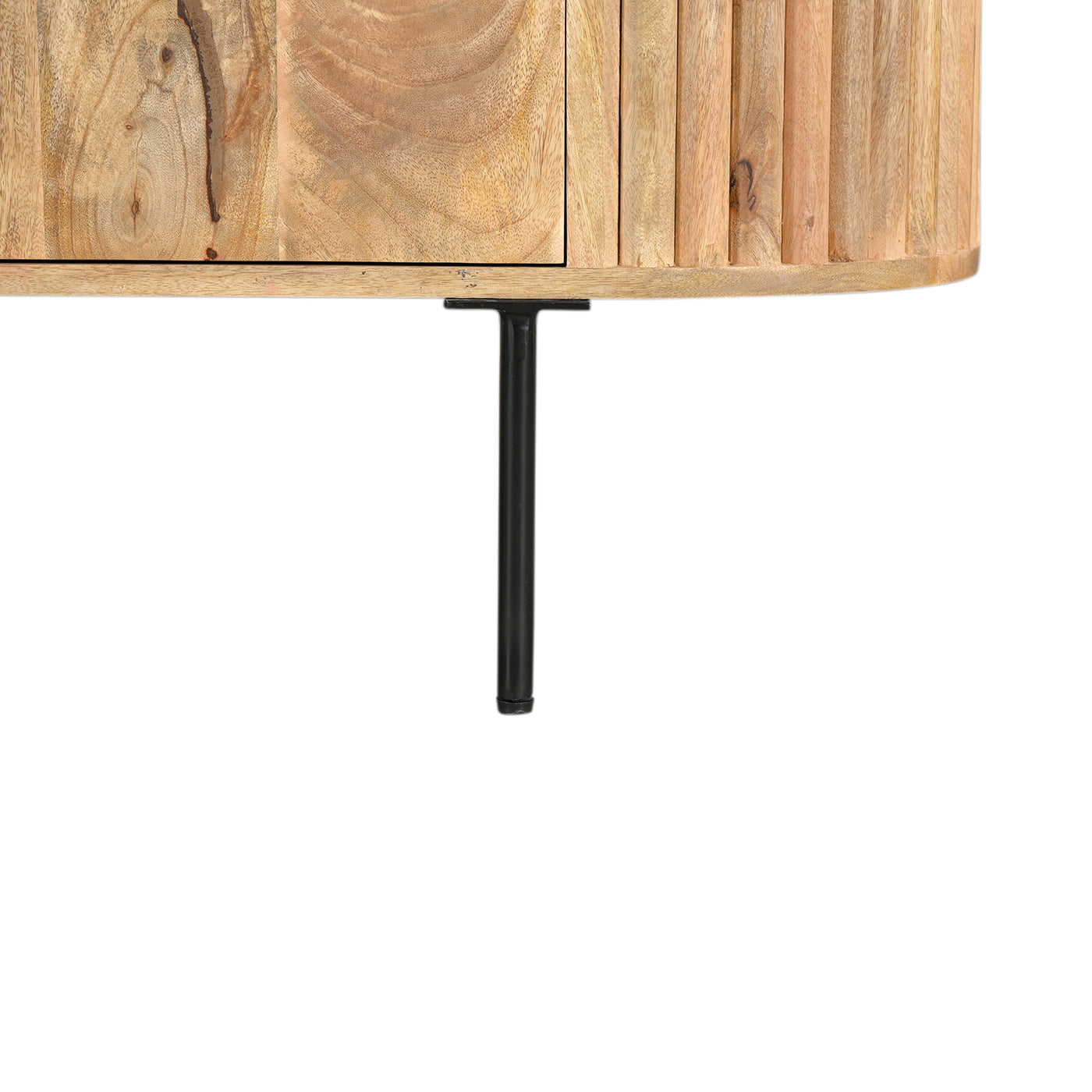 Lunas Dining Buffet in Mango Wood & White Marble
