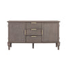 Grace 3-Drawer Dining Room Buffet in Grey Finish