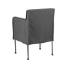 Capri Captain Chair with Grey Slipcover