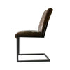 Tula Buffalo Leather Armchair in Tan Brown
