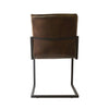 Tula Buffalo Leather Armchair in Tan Brown