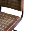 Bailie Buffalo Leather Side Chair in Brown