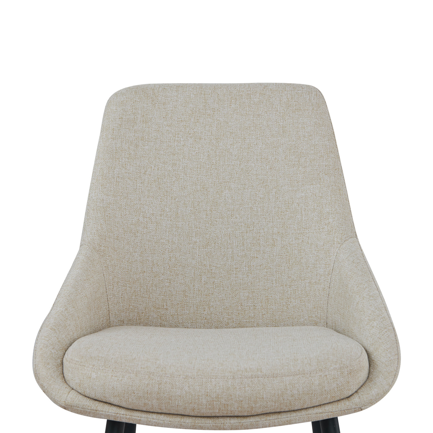 Mia Dining Chair in Beige Fabric