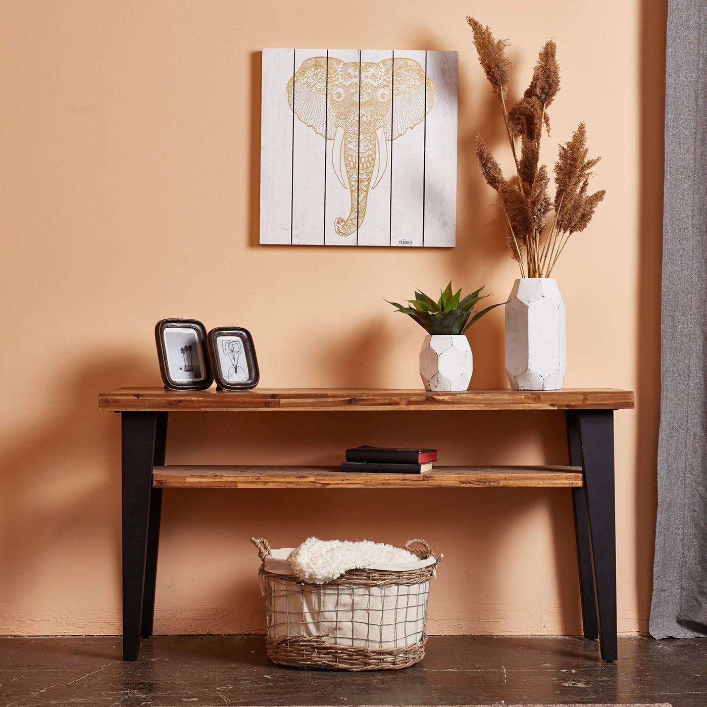 Avalon Wood Console Table