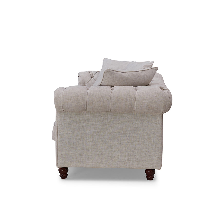 Haston 3-Seater Tufted Sofa
