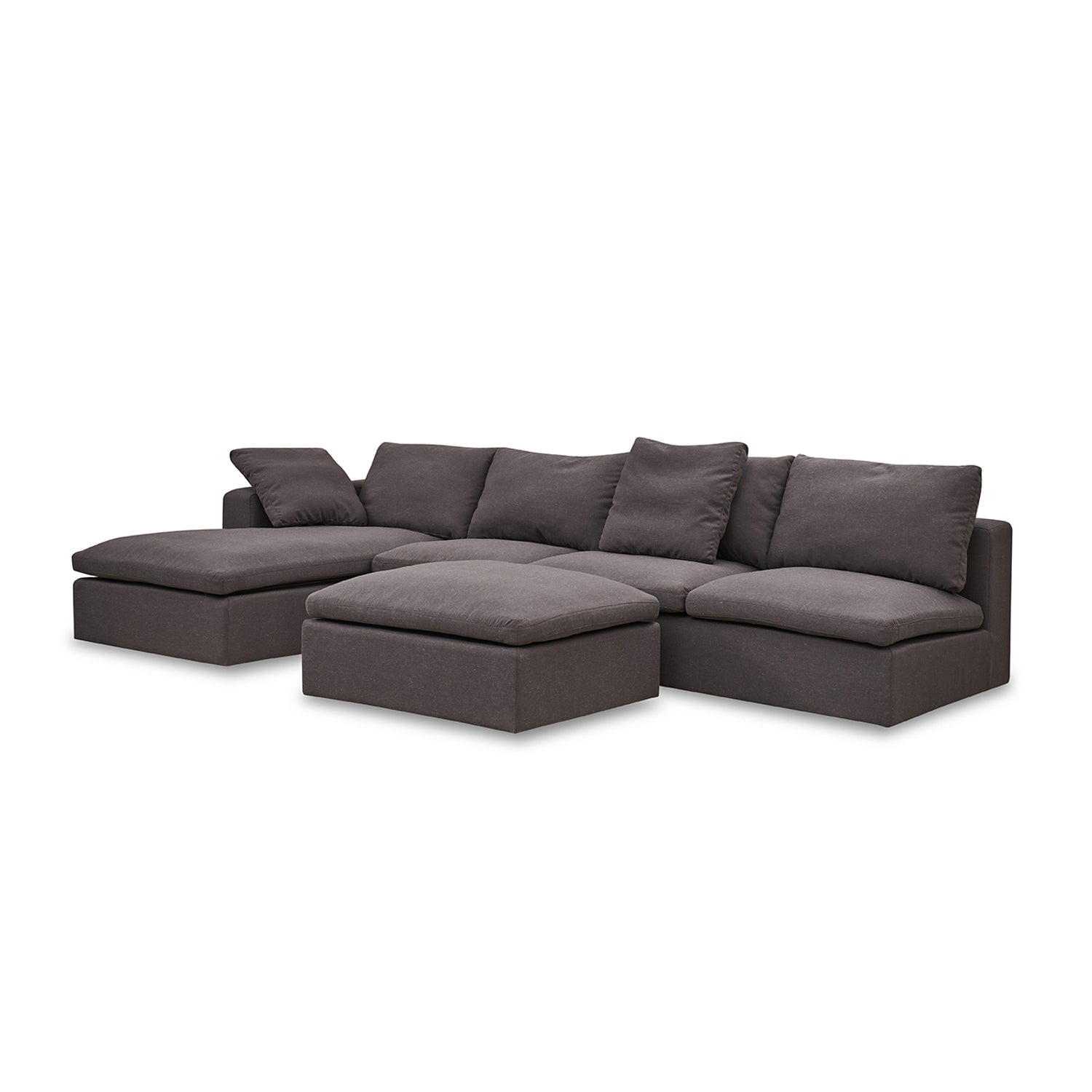 Palmer 3-Piece Right-Sectional Sofa Set – Bois & Cuir