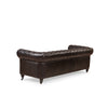 Vintage 3-Seater Leather Chesterfield Sofa