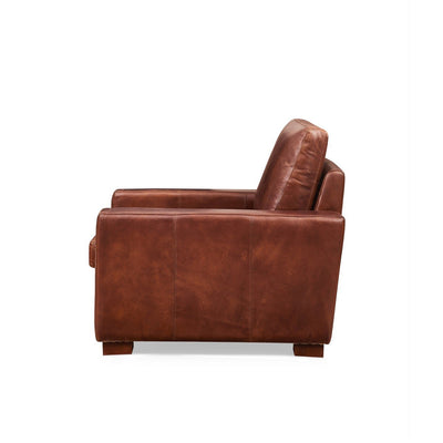 Cigar Single-Seat Leather Sofa