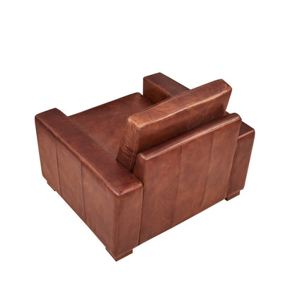 Cigar Single-Seat Leather Sofa